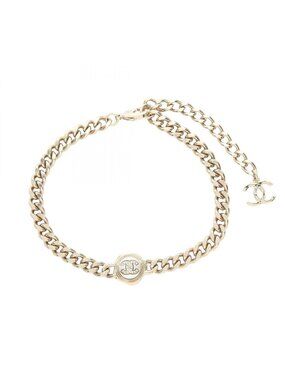 Chanel Choker CC Logo Necklace